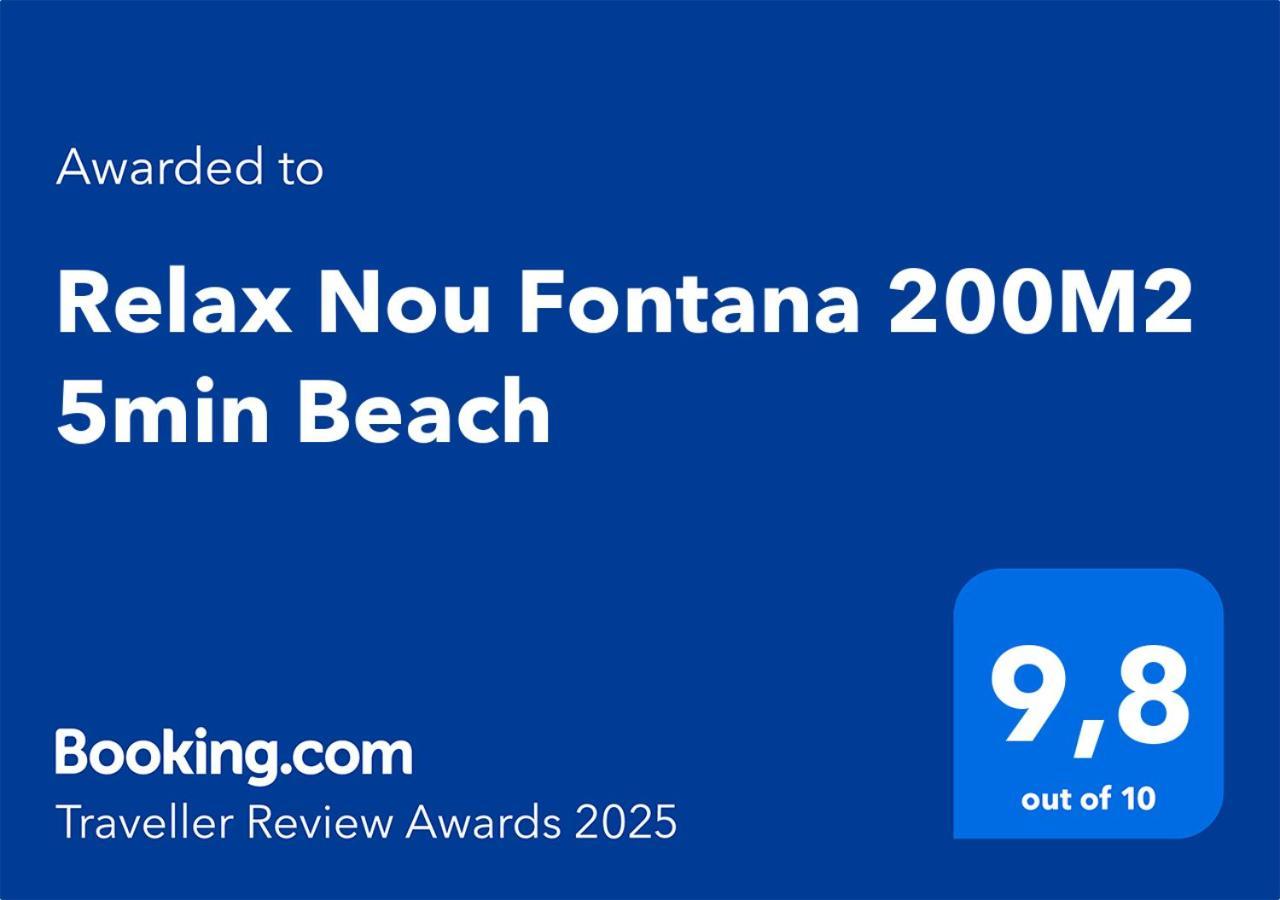 Relax Nou Fontana 200M2 5Min Beach Γιαβέα Εξωτερικό φωτογραφία